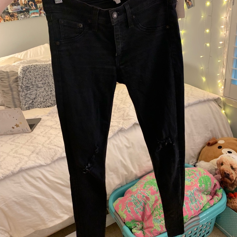 Rag & bone black jeans